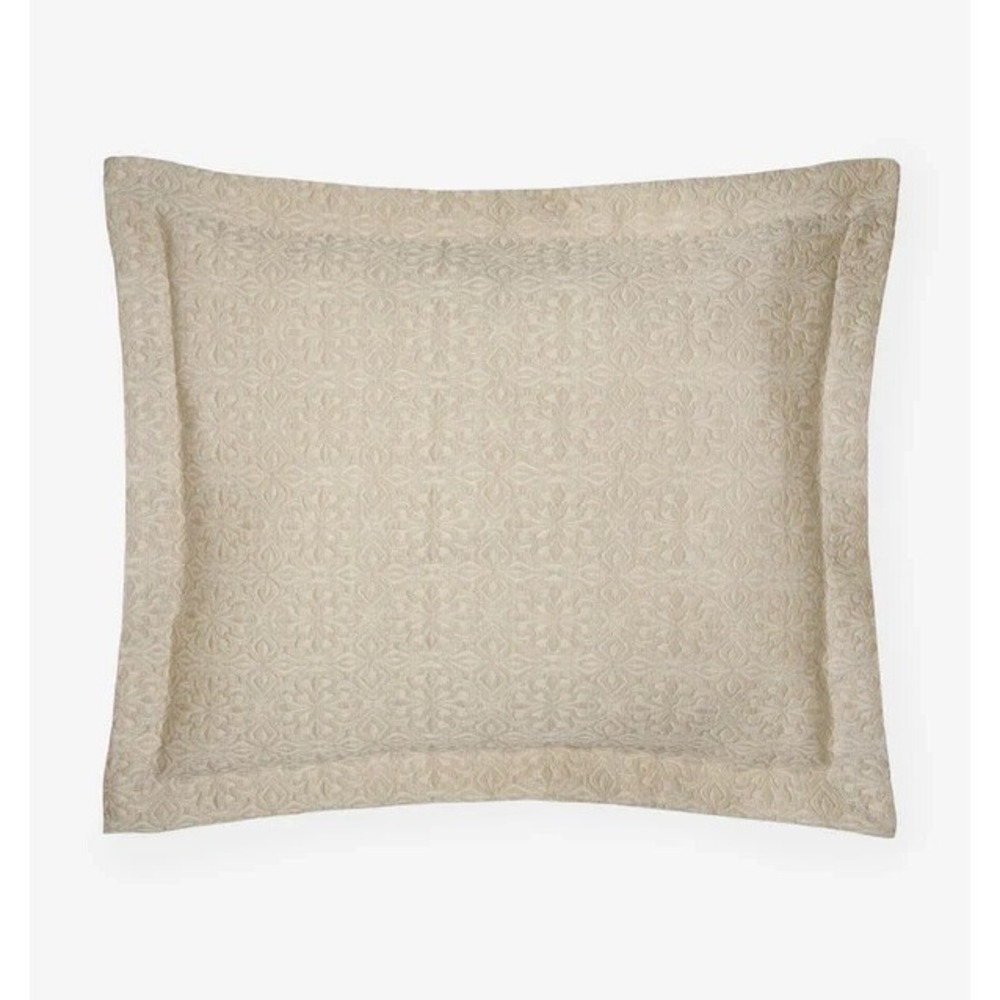 Sferra Veroli Std Khaki Pillow Flange #4330 21x26 Brand New‎ w/tag Made in Italy